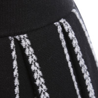 Maje skirt with stripe pattern