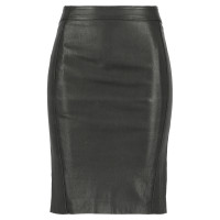 Derek Lam Skirt Leather in Black