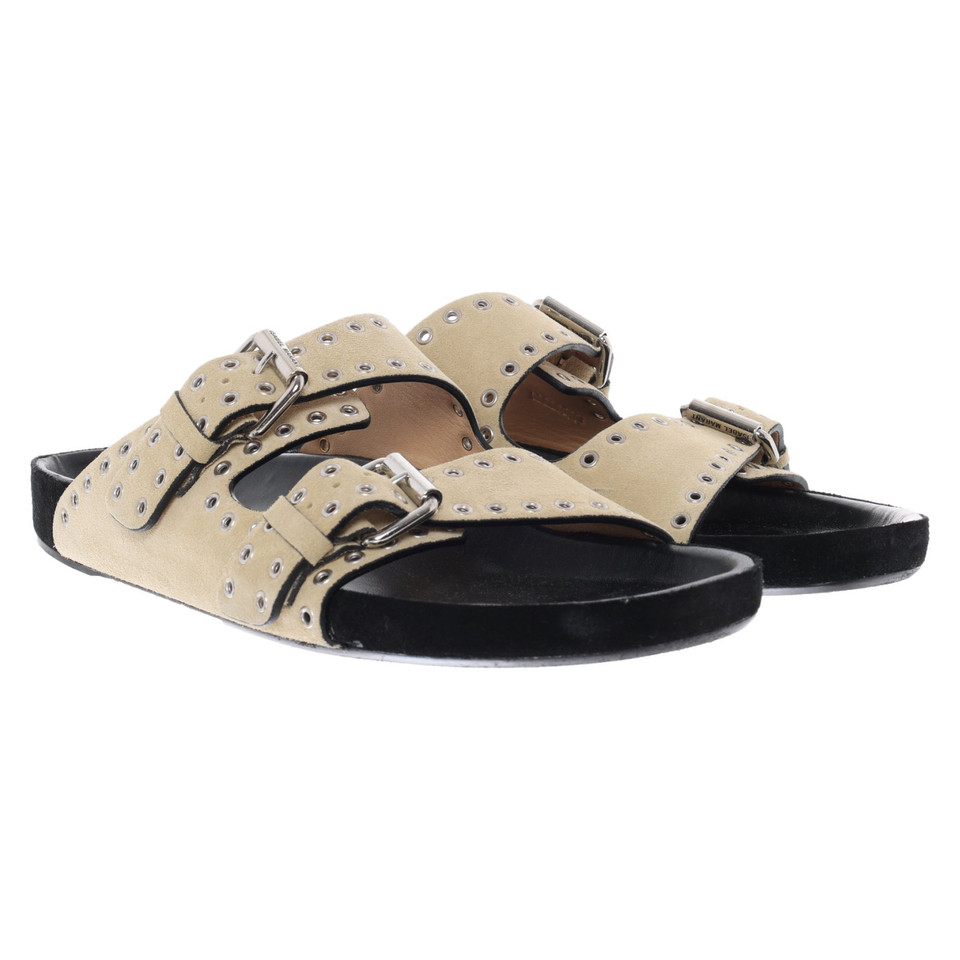 Isabel Marant Sandalen aus Leder in Beige