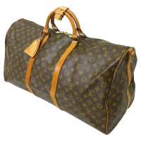 Louis Vuitton Keepall 60 aus Canvas in Braun