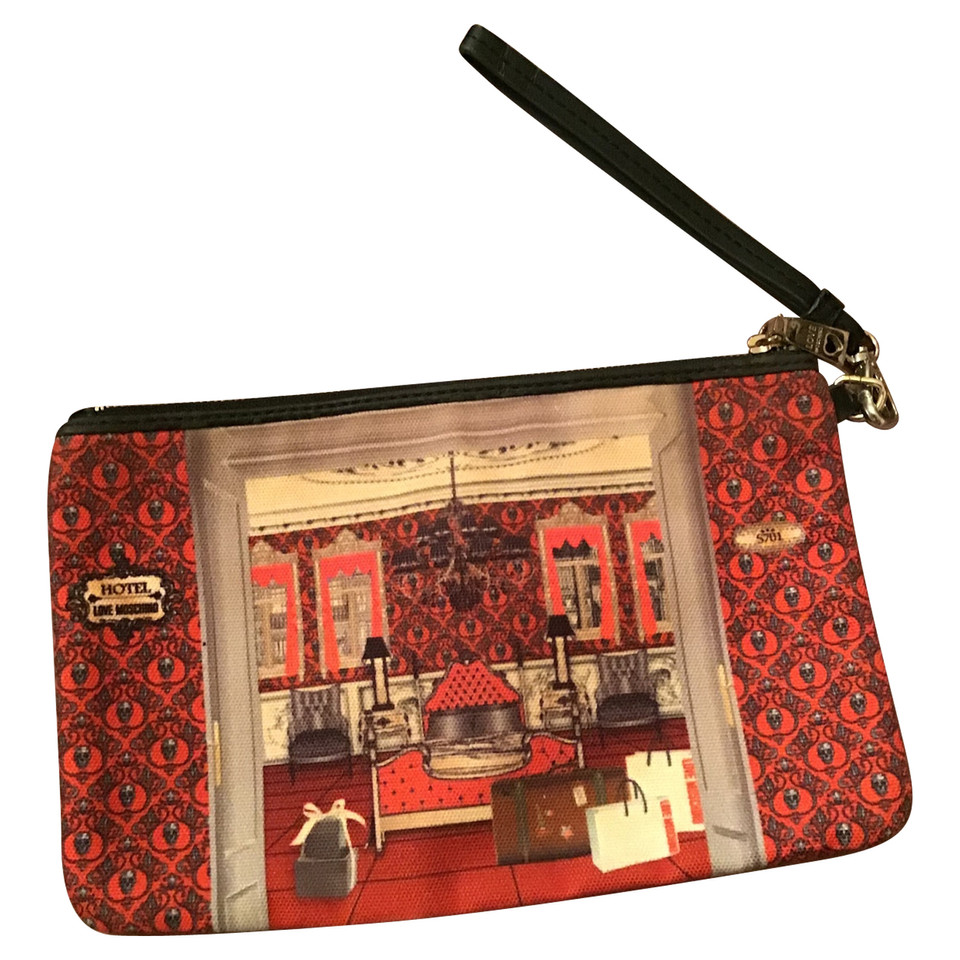 Moschino Clutch Jersey in Rood