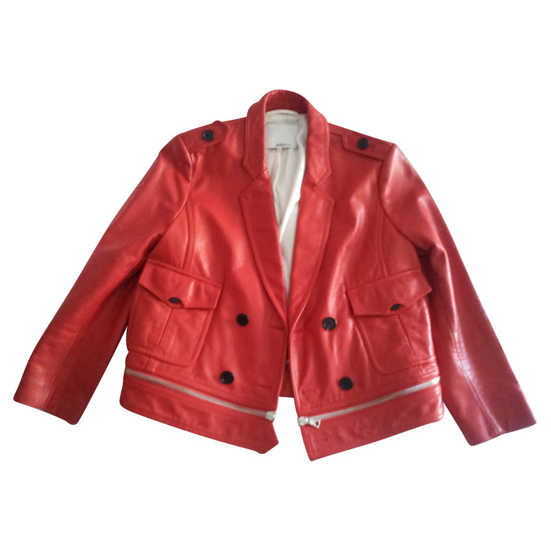 3.1 Phillip Lim Motorrad-Lederjacke