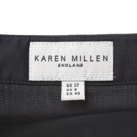 Karen Millen Black blouse with ruffles