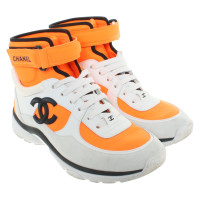 Chanel Sneakers in Weiß/Orange