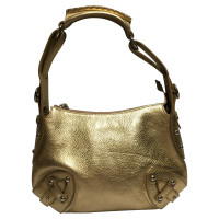 Furla Gold colored leather handbag
