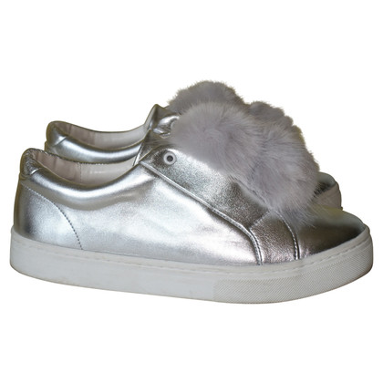 Sam Edelman Trainers Leather in Silvery