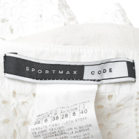 Sport Max Top in bianco