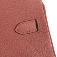 Hermès Birkin Bag 35 in Pelle in Rosa