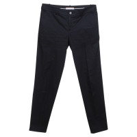 Stefanel Business trousers in black / blue