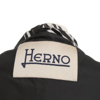 Herno Oversize jacket in black / white