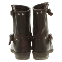 Golden Goose Boots Leather in Brown