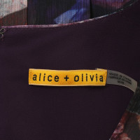 Alice + Olivia Maxi robe avec motif