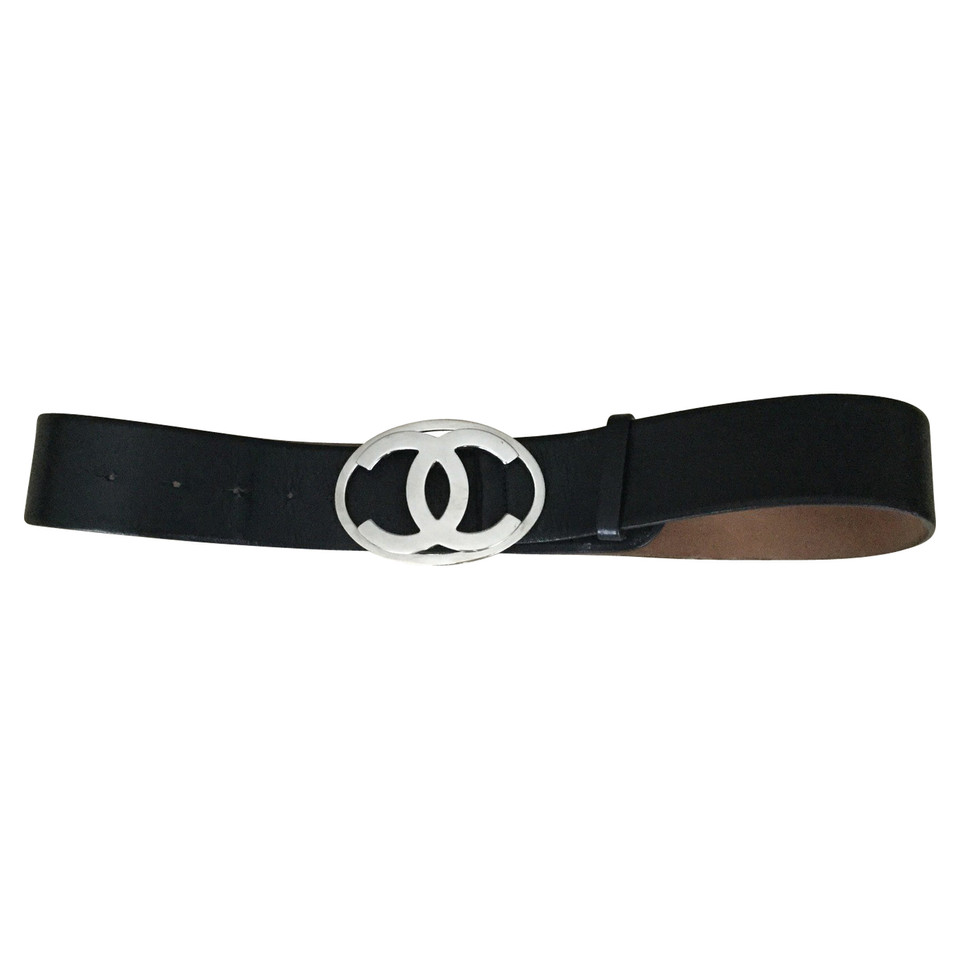 Chanel leather belt