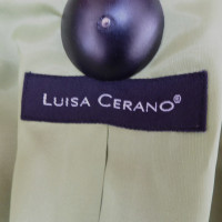 Luisa Cerano Leather jacket with studs
