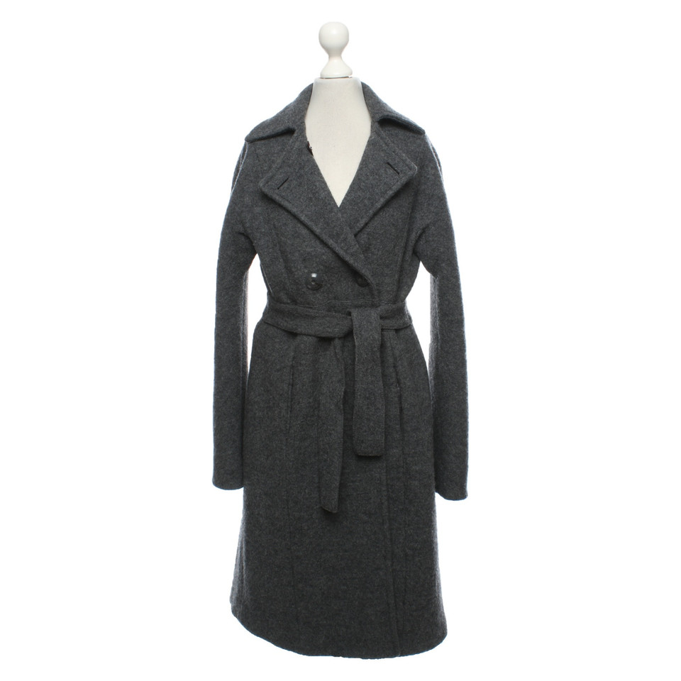 Stefanel Jacket/Coat Wool in Grey