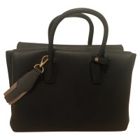 Mcm Milla Tote Leather in Grey