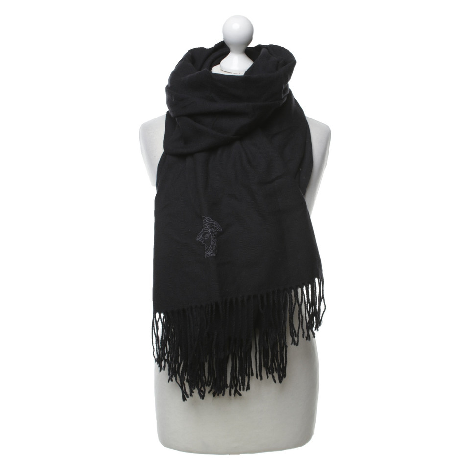 Versace Sjaal in Zwart
