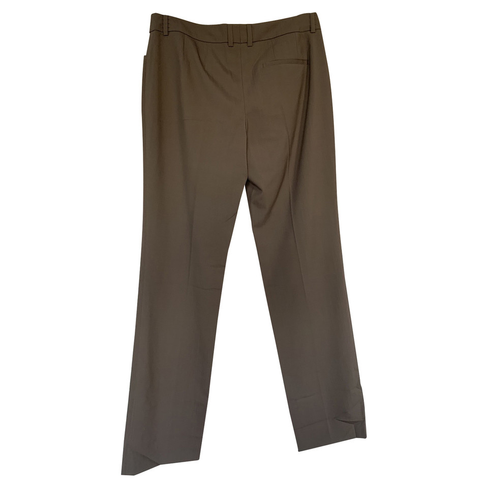 René Lezard Trousers Wool in Brown