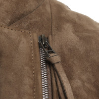 Michalsky Jacket/Coat Leather in Brown