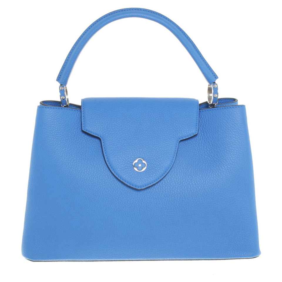 Louis Vuitton Handtas in blauw