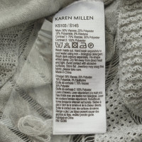 Karen Millen Cardigan in grigio / crema
