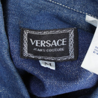 Versace Capispalla in Cotone in Blu