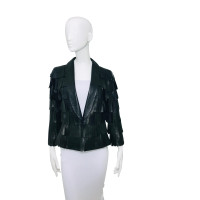 Burberry Prorsum Jacket/Coat Leather in Black