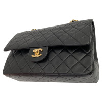 Chanel Timeless Classic Leer in Zwart