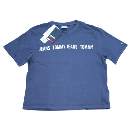 Tommy Hilfiger Top en Coton en Bleu