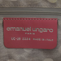 Emanuel Ungaro Handbag with reptile embossing
