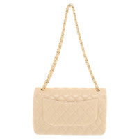 Chanel Classic Flap Bag Jumbo Leather in Beige