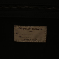 Brunello Cucinelli Handtasche aus Leder/Fell 