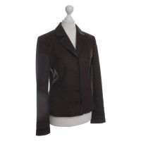 Hugo Boss Wol Blazer in bruin