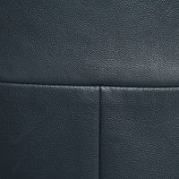 Drome Leather skirt in dark blue