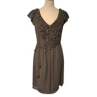 Marc Cain Silk dress in taupe