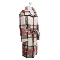 Burberry Plaid wool coat