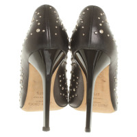 Jimmy Choo Pumps/Peeptoes aus Leder in Schwarz