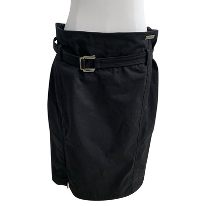 Airfield Skirt Cotton in Black