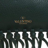 Valentino Garavani Clutch Bag Leather in Green