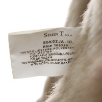 Armani Jeans Faux fur jacket in beige