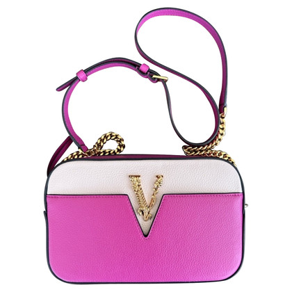 Versace Handbag Leather in Pink
