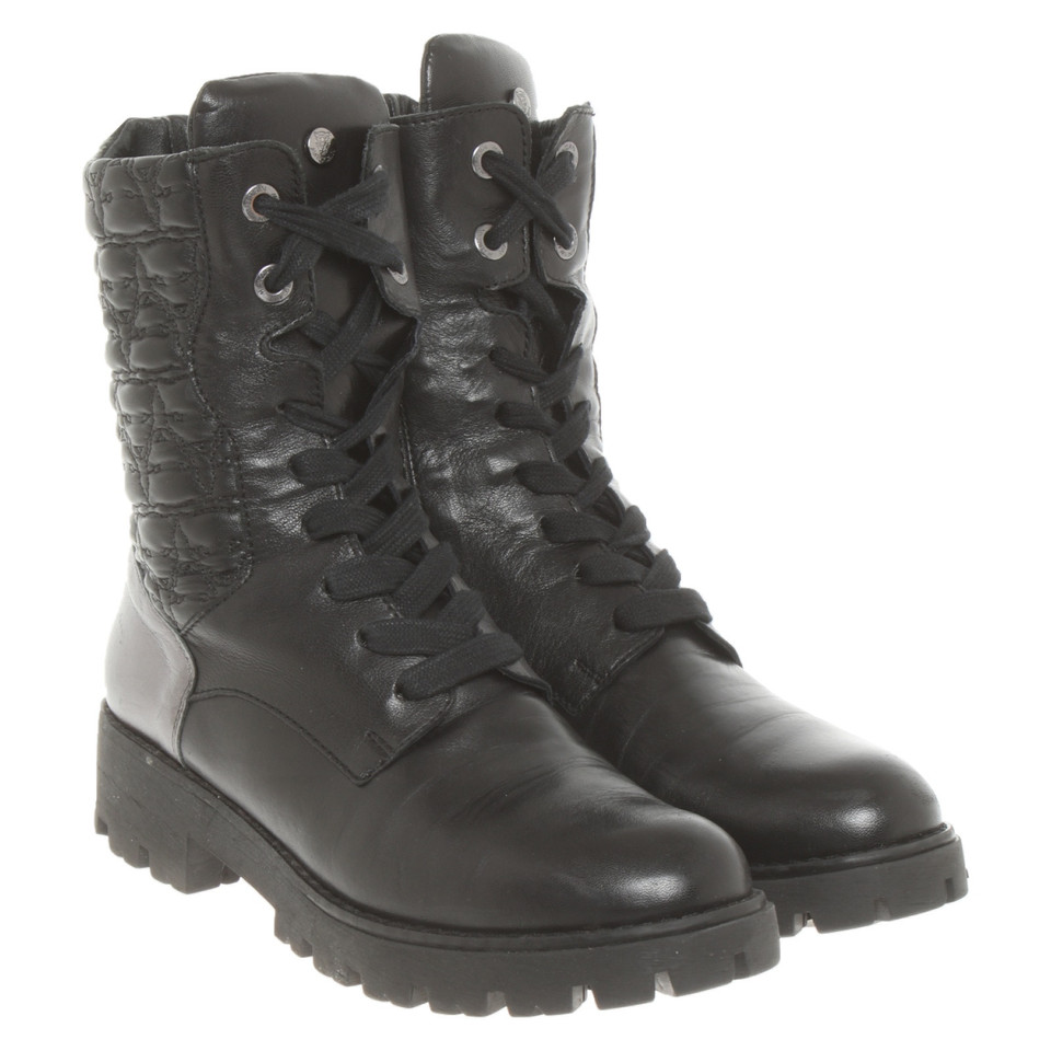 Marc Cain Bottes en Cuir en Noir