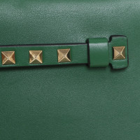 Valentino Garavani "Rockstud clutch" in groen