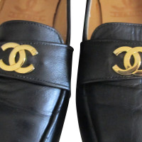 Chanel Black vintage Chanel Moccasin loafer.