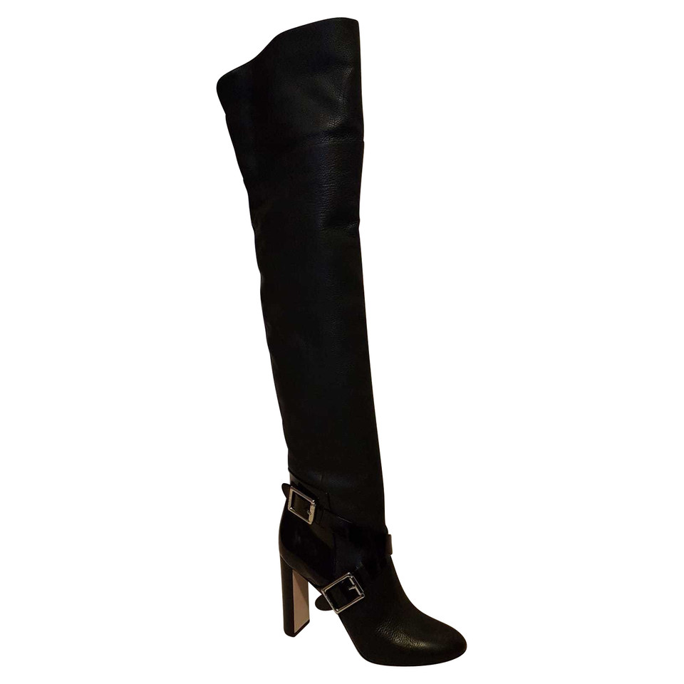 Jimmy Choo Leather boots in black