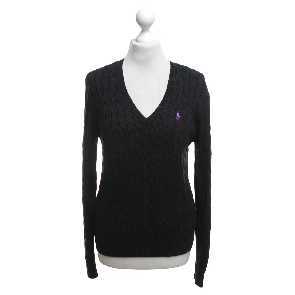 Ralph Lauren Knitted sweater in black