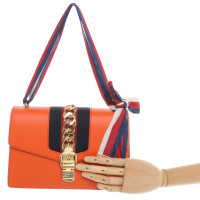 Gucci Sylvie Bag Leather in Orange