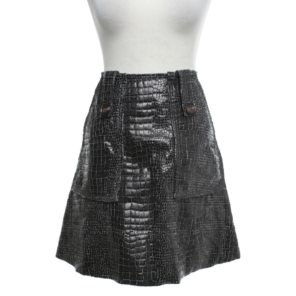 Schumacher skirt in snakeskin look