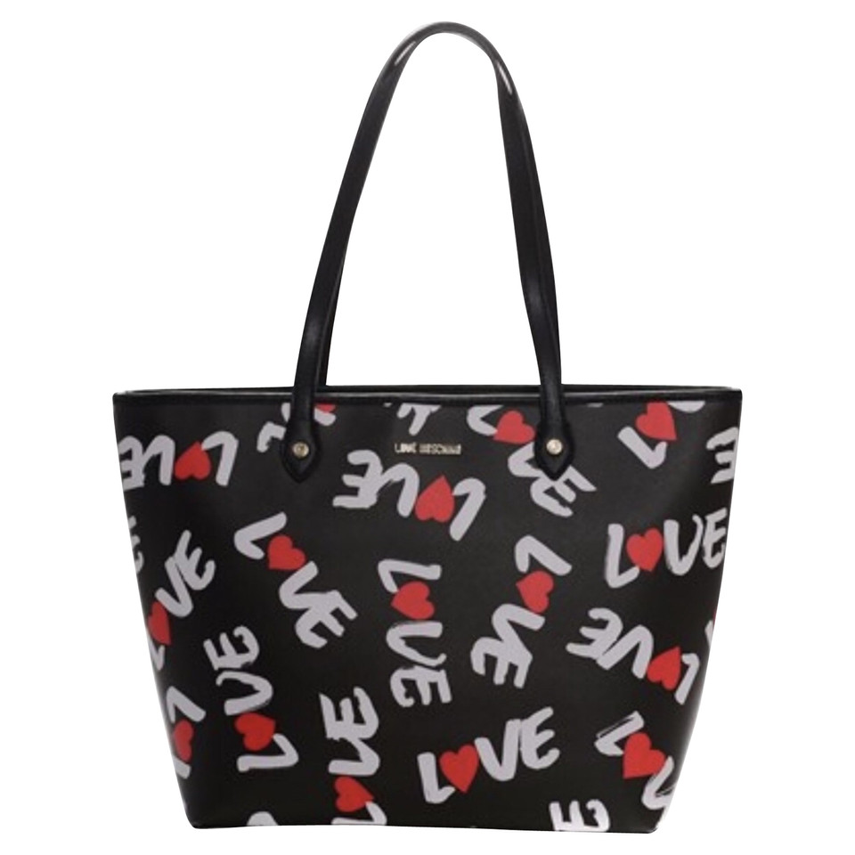Moschino Love Tote Bag made from Saffiano leather