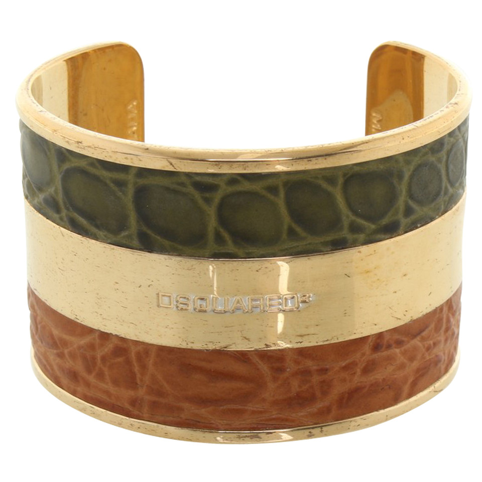 Dsquared2 Bracelet with leatherdetail